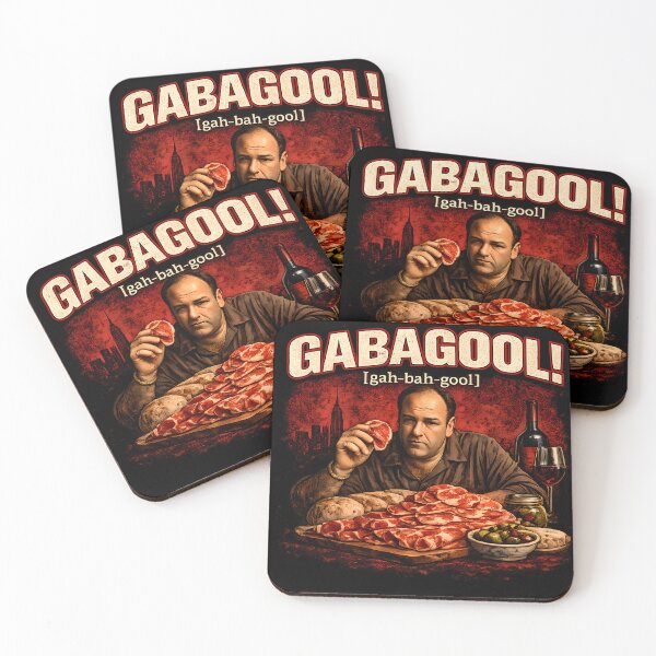 Item preview, Gabagool Italian American Deli Humor Retro Vintage Graphic designed and sold by RockyLambda.