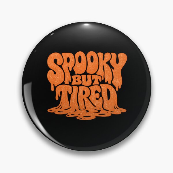Item preview, Spooky But Tired Melting Typography Tee designed and sold by PhylonBoxx.