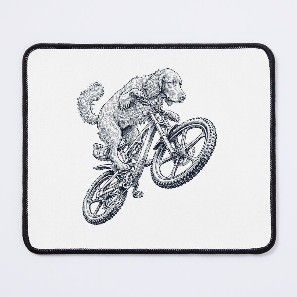 Item preview, Vintage Irish Setter Riding Bicycle Cycling Bike Dog Lover designed and sold by TerryConnells.