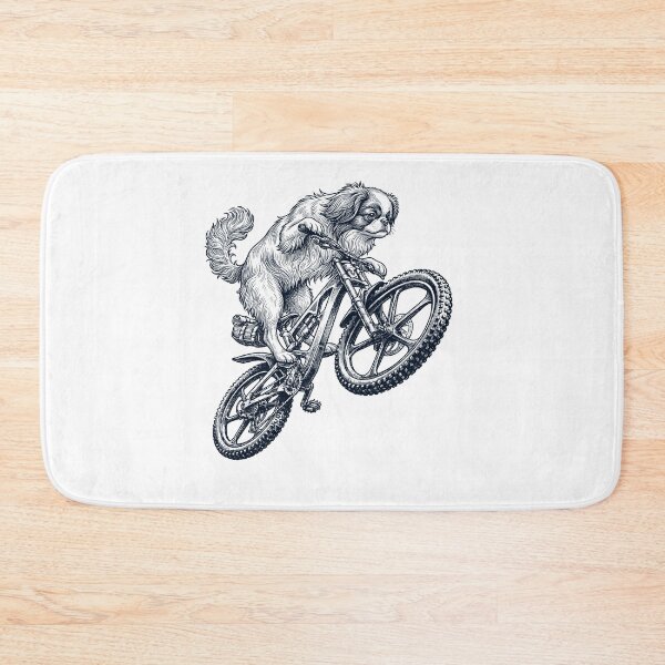 Item preview, Vintage Japanese Chin Riding Bicycle Cycling Bike Dog Lover designed and sold by TerryConnells.