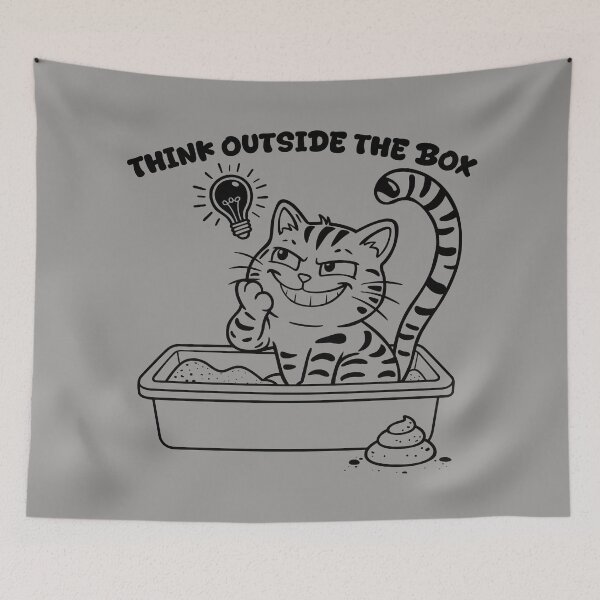Item preview, Think outside the box designed and sold by TeeCodes.