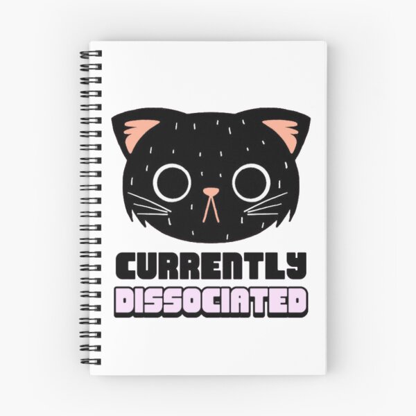 Item preview, Currently Dissociated Black Cat Meme designed and sold by GenZFashion000.