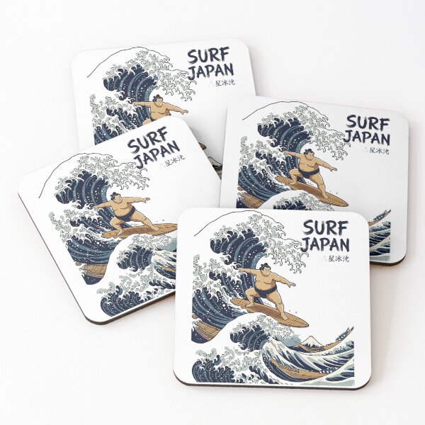 Item preview, Sumo Surfer Riding Ocean Waves in Vintage Japanese designed and sold by titanlevi.
