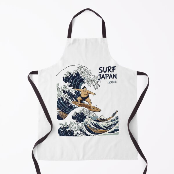 Item preview, Sumo Surfer Riding Ocean Waves in Vintage Japanese designed and sold by titanlevi.