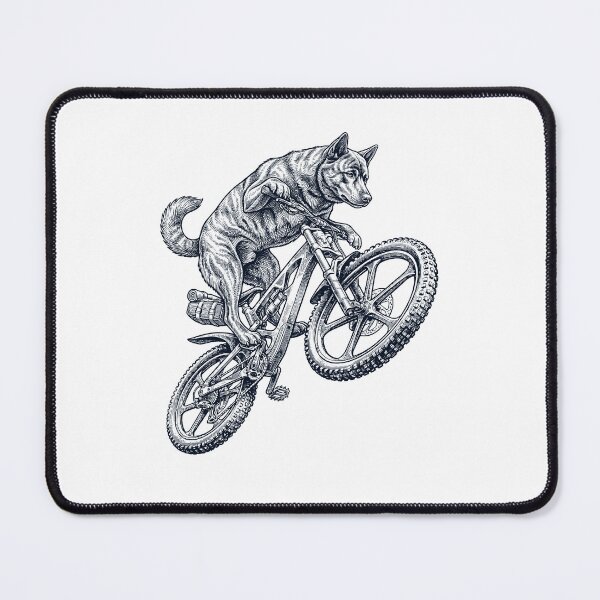 Item preview, Vintage Kai Ken Riding Bicycle Cycling Bike Dog Lover designed and sold by TerryConnells.