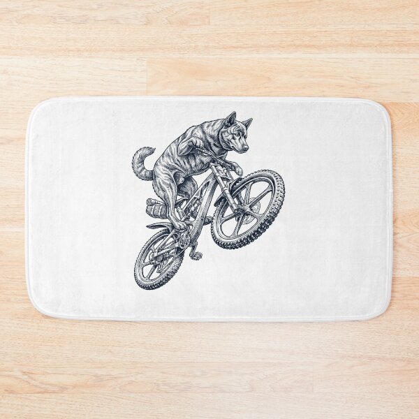 Item preview, Vintage Kai Ken Riding Bicycle Cycling Bike Dog Lover designed and sold by TerryConnells.