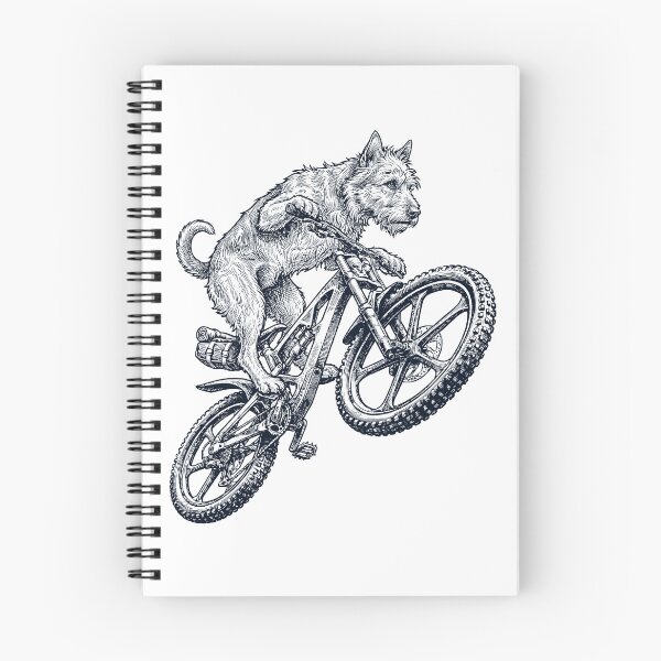 Item preview, Vintage Kerry Blue Terrier Riding Bicycle Cycling Bike Dog Lover designed and sold by TerryConnells.
