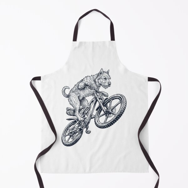 Item preview, Vintage Kerry Blue Terrier Riding Bicycle Cycling Bike Dog Lover designed and sold by TerryConnells.