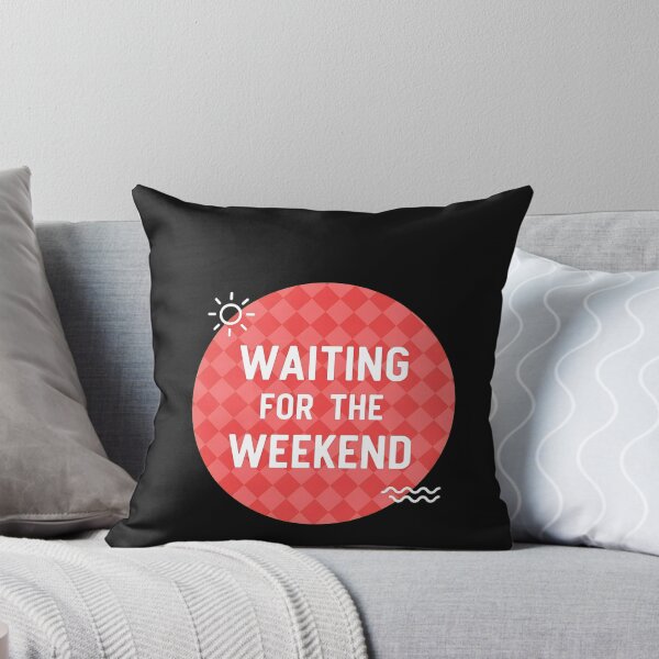 Item preview, Waiting For The Weekend Retro Badge designed and sold by MiniStars9897.