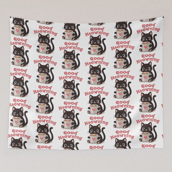 Item preview, Good Meowning designed and sold by TeeCodes.
