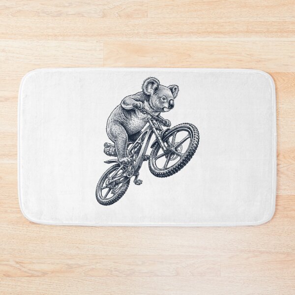 Item preview, Vintage Koala Riding Bicycle Cycling Bike Animal Lover designed and sold by TerryConnells.