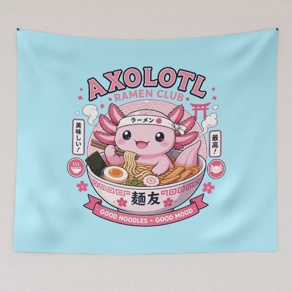 Item preview, Axolotl Ramen Club designed and sold by GhoulishGraphX.
