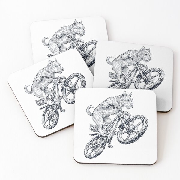 Item preview, Vintage Lakeland Terrier Riding Bicycle Cycling Bike Dog Lover designed and sold by TerryConnells.