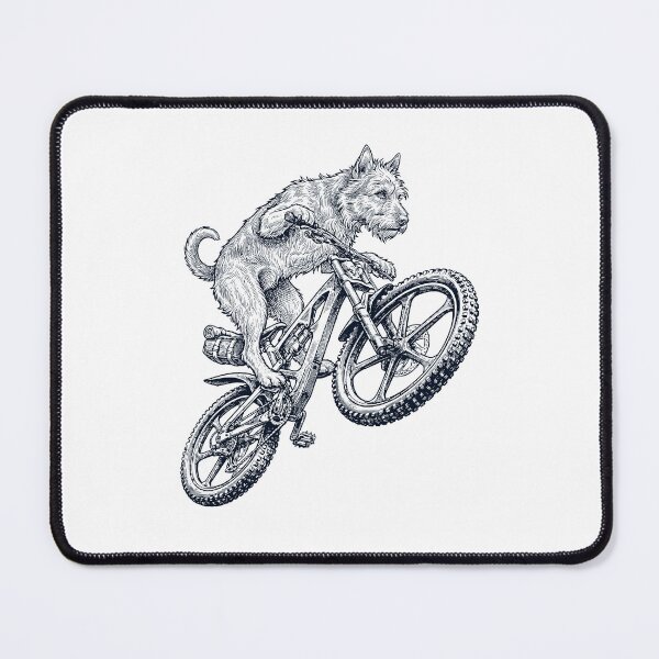 Item preview, Vintage Lakeland Terrier Riding Bicycle Cycling Bike Dog Lover designed and sold by TerryConnells.