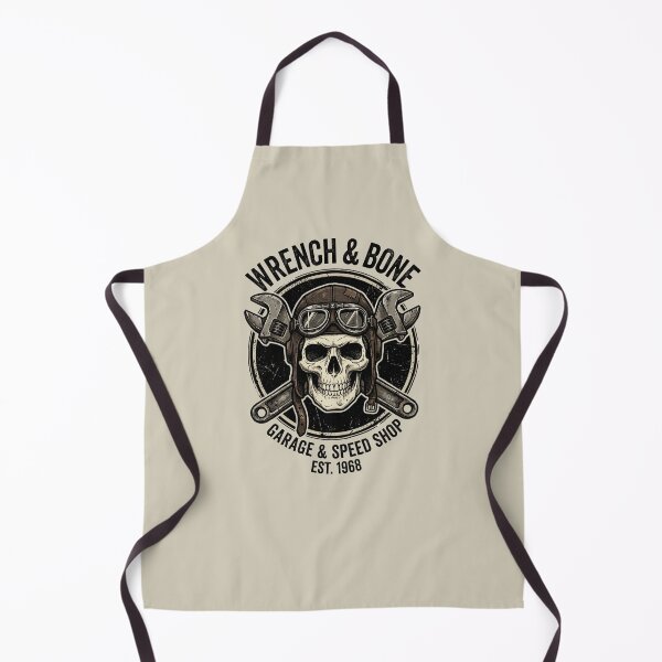Item preview, Vintage Garage Skull Crossed Wrenches Mechanic Tools Emblem designed and sold by RetroRewind Studio.