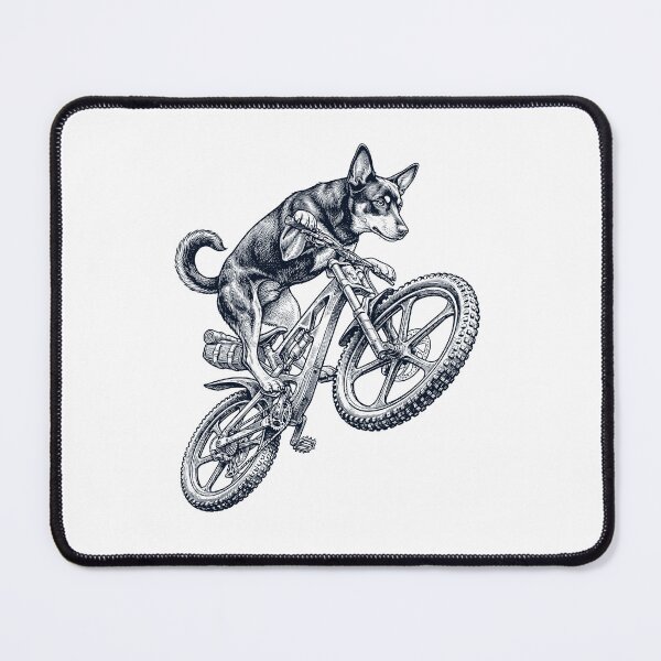 Item preview, Vintage Lancashire Heeler Riding Bicycle Cycling Bike Dog Lover designed and sold by TerryConnells.
