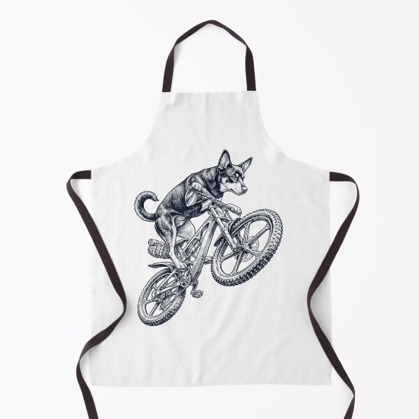 Item preview, Vintage Lancashire Heeler Riding Bicycle Cycling Bike Dog Lover designed and sold by TerryConnells.