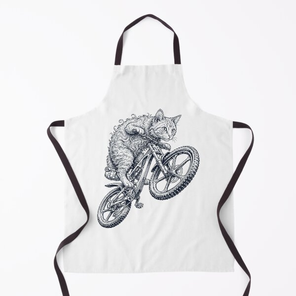 Item preview, Vintage LaPerm Cat Riding Bicycle Cycling Bike Kitten Lover designed and sold by TerryConnells.