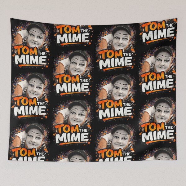 Item preview, Tom The Mime Funny Street Performer Portrait designed and sold by jinajinawoodood.