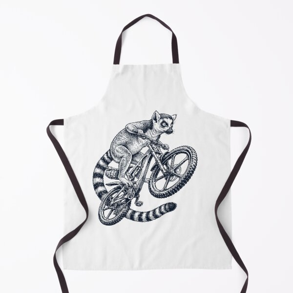 Item preview, Vintage Lemur Riding Bicycle Cycling Bike Animal Lover designed and sold by TerryConnells.
