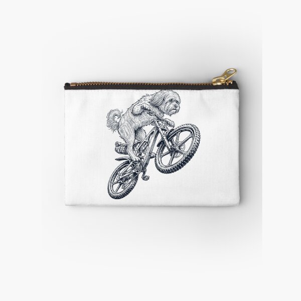 Item preview, Vintage Lhasa Apso Riding Bicycle Cycling Bike Dog Lover designed and sold by TerryConnells.