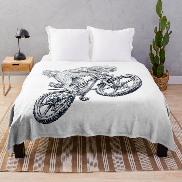 Item preview, Vintage Lhasa Apso Riding Bicycle Cycling Bike Dog Lover designed and sold by TerryConnells.