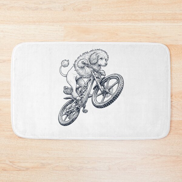 Item preview, Vintage Lowchen Riding Bicycle Cycling Bike Dog Lover designed and sold by TerryConnells.