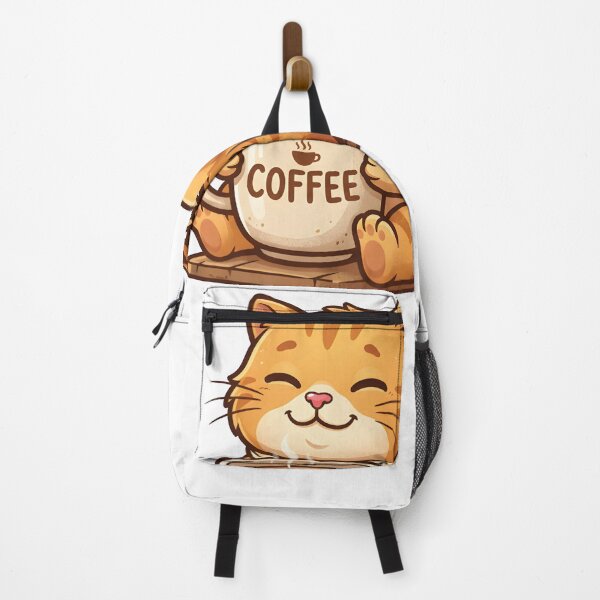 Item preview, Orange Cat Drinking Coffee designed and sold by umiinuraa.