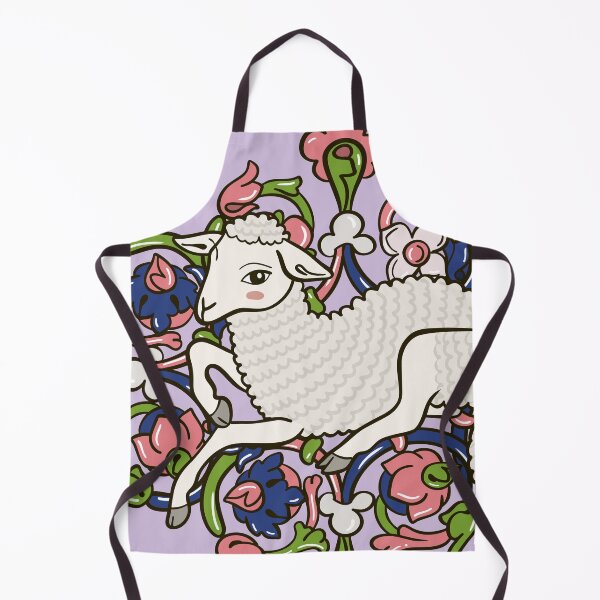 Item preview, Cute Medieval Lamb Illustration Design designed and sold by MariOyama.
