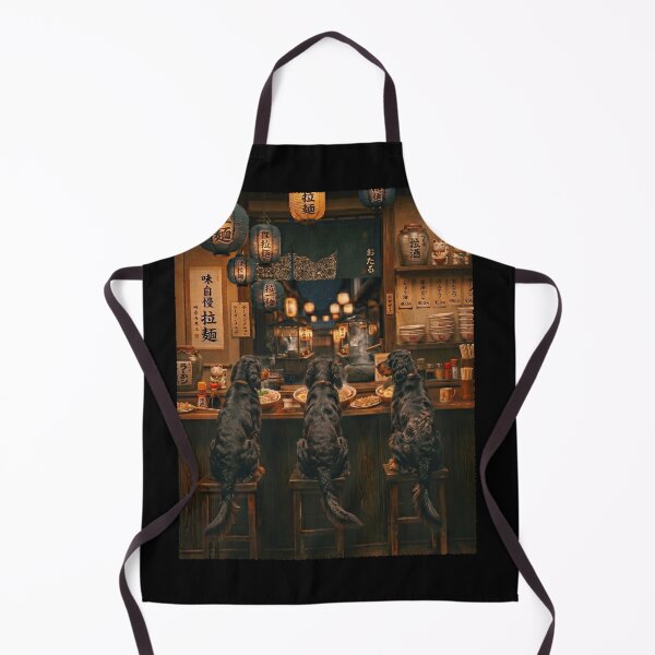 Item preview, Japanese Gordon Setter Art Ramen Noodle Foodie Dog Lover designed and sold by DoodleTortle.