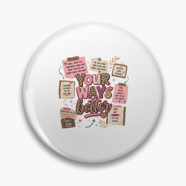 Item preview, Your Way’s Better Bible Verse Jesus Way Faith Coquette Retro designed and sold by thomas-frame.