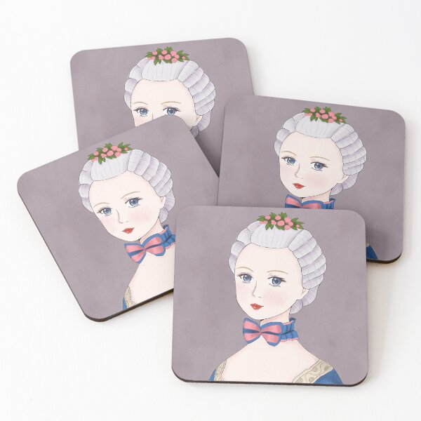 Item preview, Cute Young Marie Antoinette anime style illustration designed and sold by MariOyama.