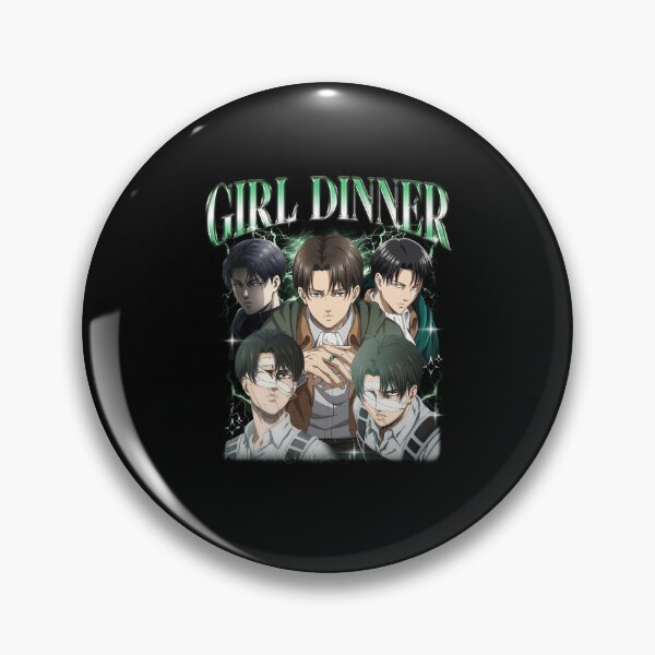 Item preview, Girl Dinner Levi Ackerman Anime Meme Parody designed and sold by jinajinawoodood.