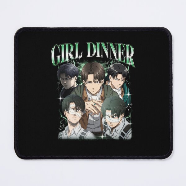 Item preview, Girl Dinner Levi Ackerman Anime Meme Parody designed and sold by jinajinawoodood.