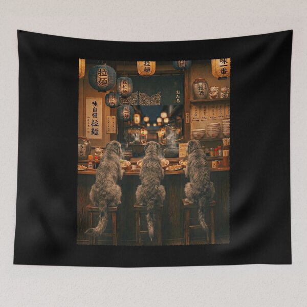 Item preview, Japanese Irish Wolfhound Art Ramen Noodle Foodie Dog Lover designed and sold by DoodleTortle.