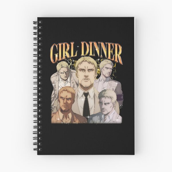 Item preview, Girl Dinner Reiner Braun Funny Anime Meme designed and sold by jinajinawoodood.
