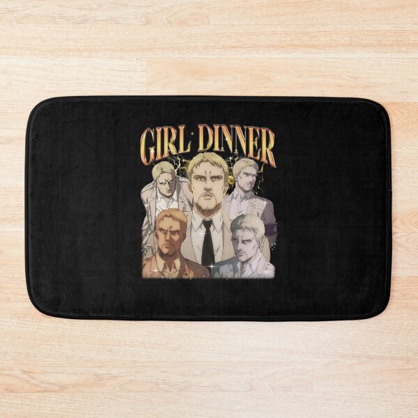 Item preview, Girl Dinner Reiner Braun Funny Anime Meme designed and sold by jinajinawoodood.