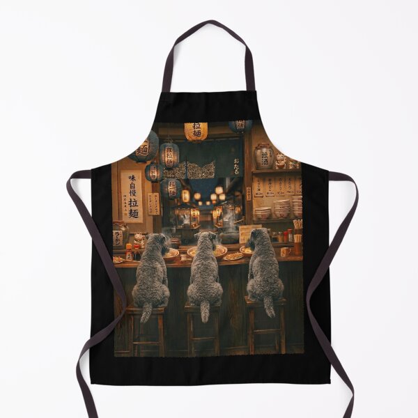 Item preview, Japanese Kerry Blue Terrier Art Ramen Noodle Foodie Dog Lover designed and sold by DoodleTortle.