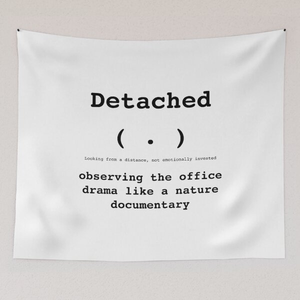 Item preview, Detached Kaomoji ( . ) - Monday Mood - DRYSMIRK designed and sold by DrySmirk.