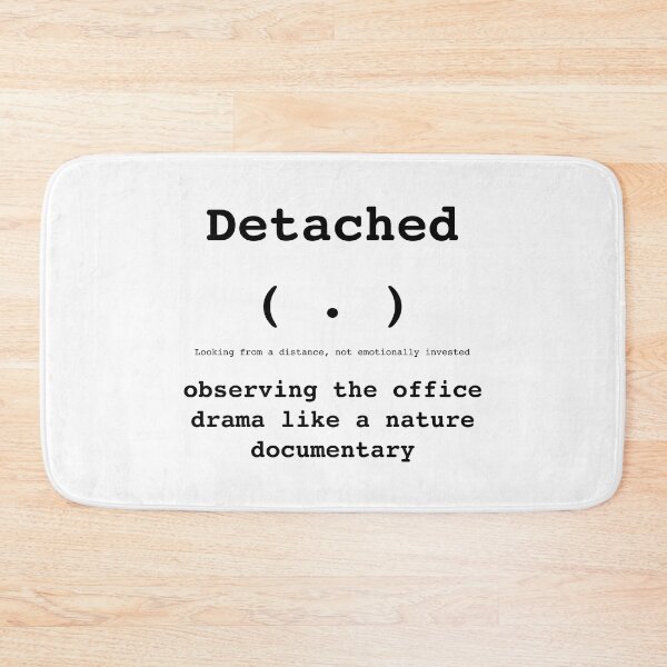 Item preview, Detached Kaomoji ( . ) - Monday Mood - DRYSMIRK designed and sold by DrySmirk.