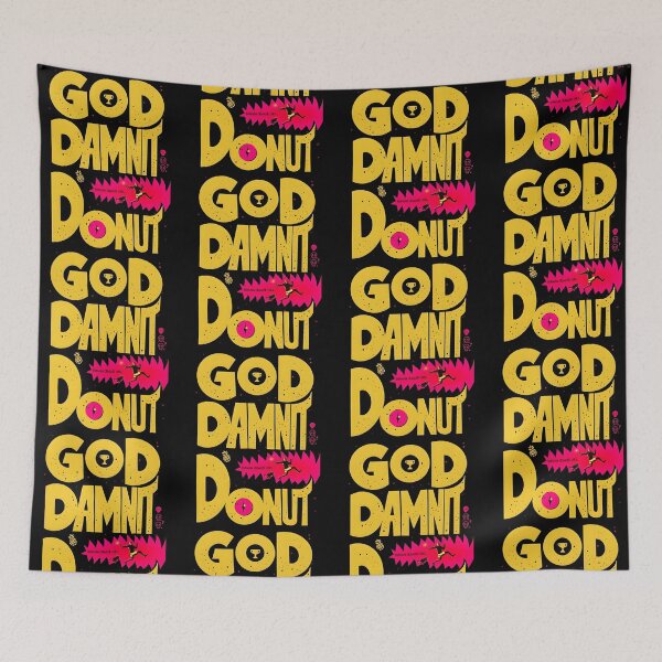 Item preview, God Damn Donut Vintage Dungeon Crawler Carl Funny Fan designed and sold by jinajinawoodood.