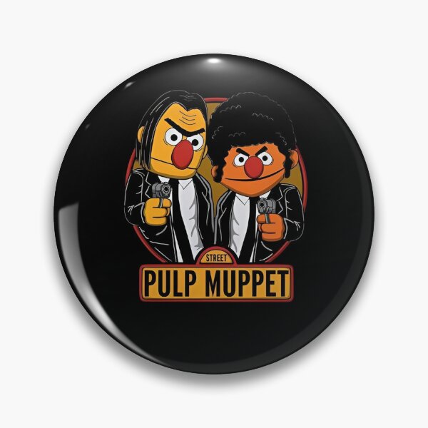 Item preview, Pulp Muppet Retro Mashup Vincent and Jules Fan Art designed and sold by MindrootEchoart.
