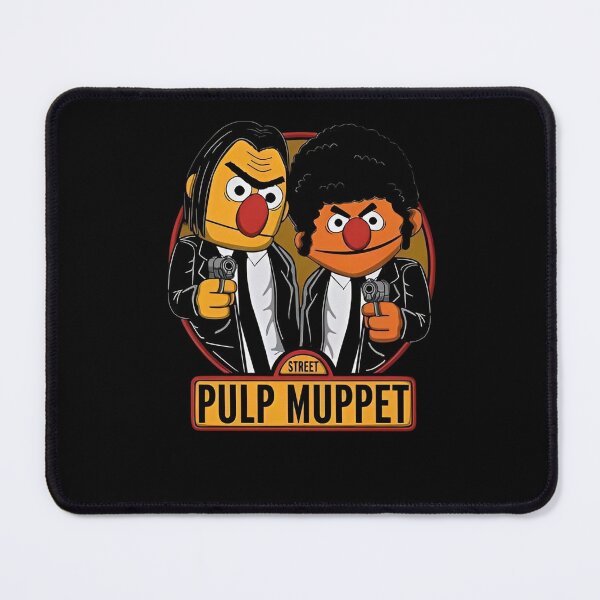Item preview, Pulp Muppet Retro Mashup Vincent and Jules Fan Art designed and sold by MindrootEchoart.