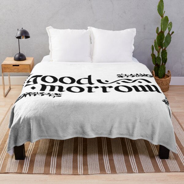 Item preview, Good Morrow Medieval Calligraphy Design designed and sold by MariOyama.