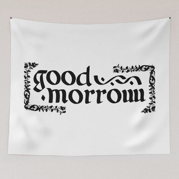 Item preview, Good Morrow Medieval Calligraphy Design designed and sold by MariOyama.