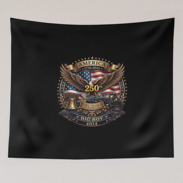 Item preview, Big Boy 4014 Train USA 250th Anniversary Patriotic American designed and sold by thomas-frame.