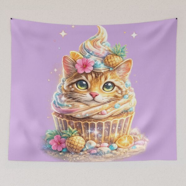 Item preview, Luna Luau | Tropical Cosmic Cupcake Companion/Summer Portal Collection designed and sold by highvibz72.