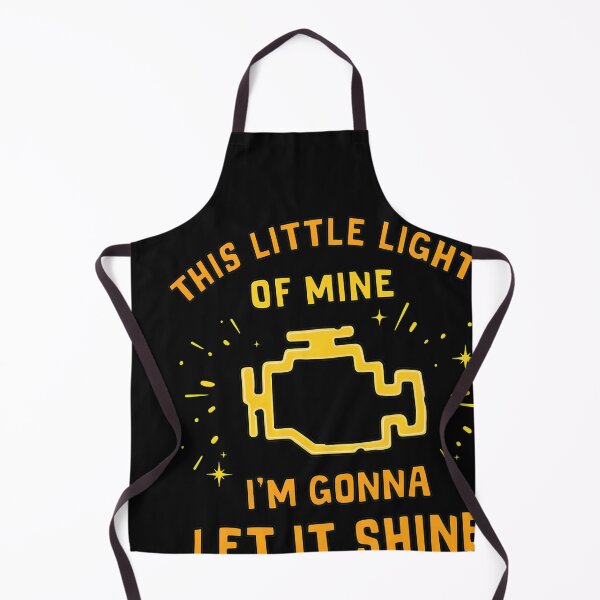 Item preview, Little Light Check Engine Humor Mechanic designed and sold by Prof4Artist.