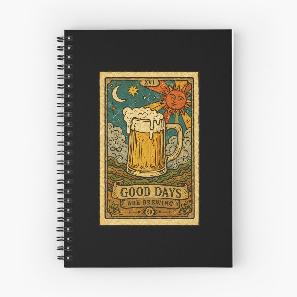 Item preview, Good Days Are Brewing Vintage Beer Tarot Style designed and sold by ferminhays.
