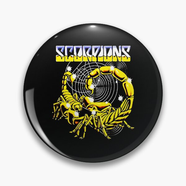 Item preview, Scorpions Rock Band Golden Scorpion Retro Metal Tribute designed and sold by MindrootEchoart.
